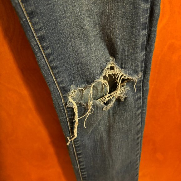 Aeropostale High Wasted Jeggings Distressed‎ Size 0 - Picture 5 of 14